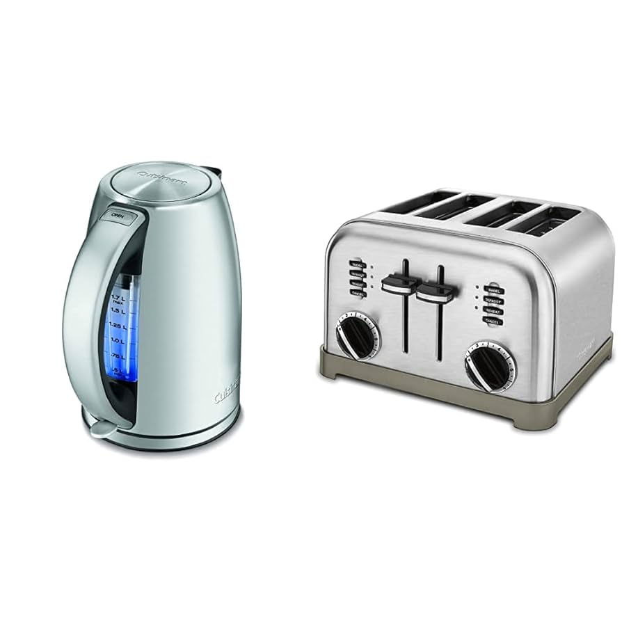 Cuisinart JK-17P1 コードレス 電気ケトル 1.7リットル ステンレススチール Electric Cordless Tea Kettle - Cuisinart