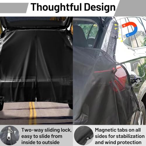 Protección solar para portón trasero de coche Opel Mokka X mosquitera 2019 4