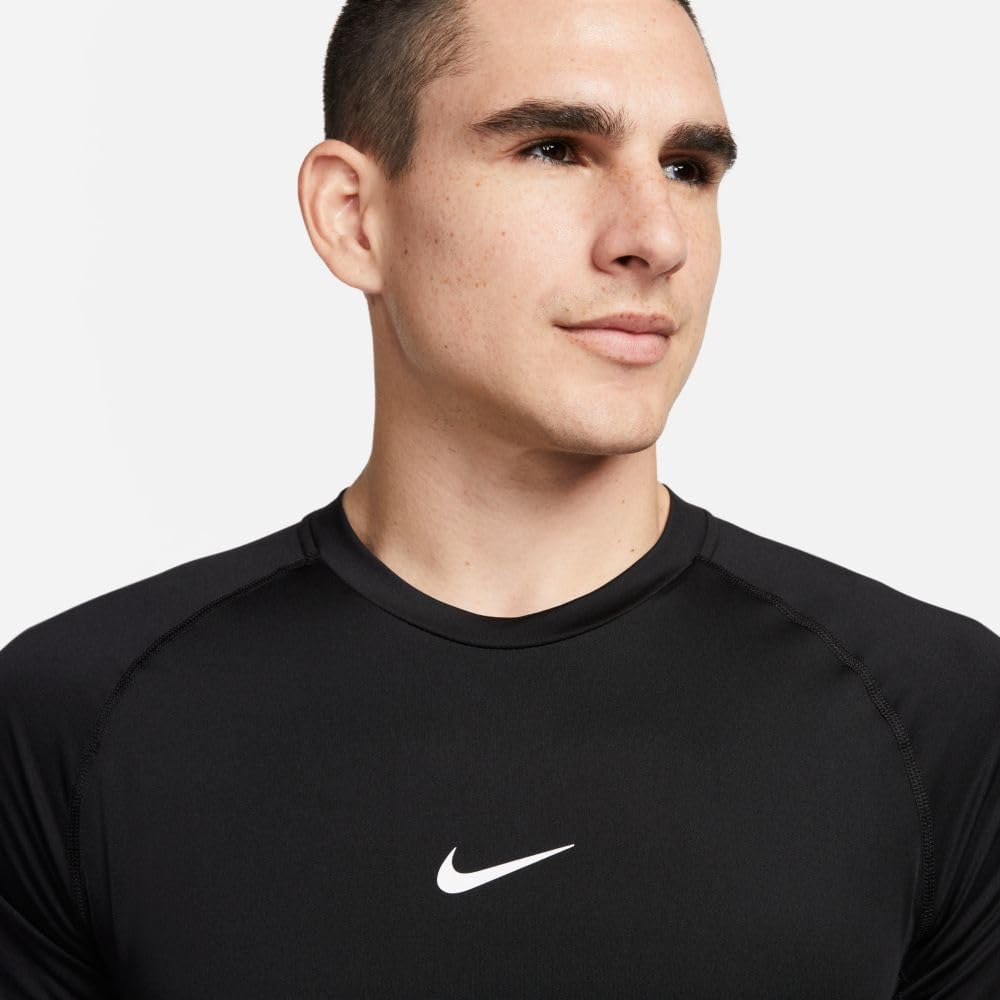 Nike M NP DF Slim Top SS Top Uomo (Pacco da 1)