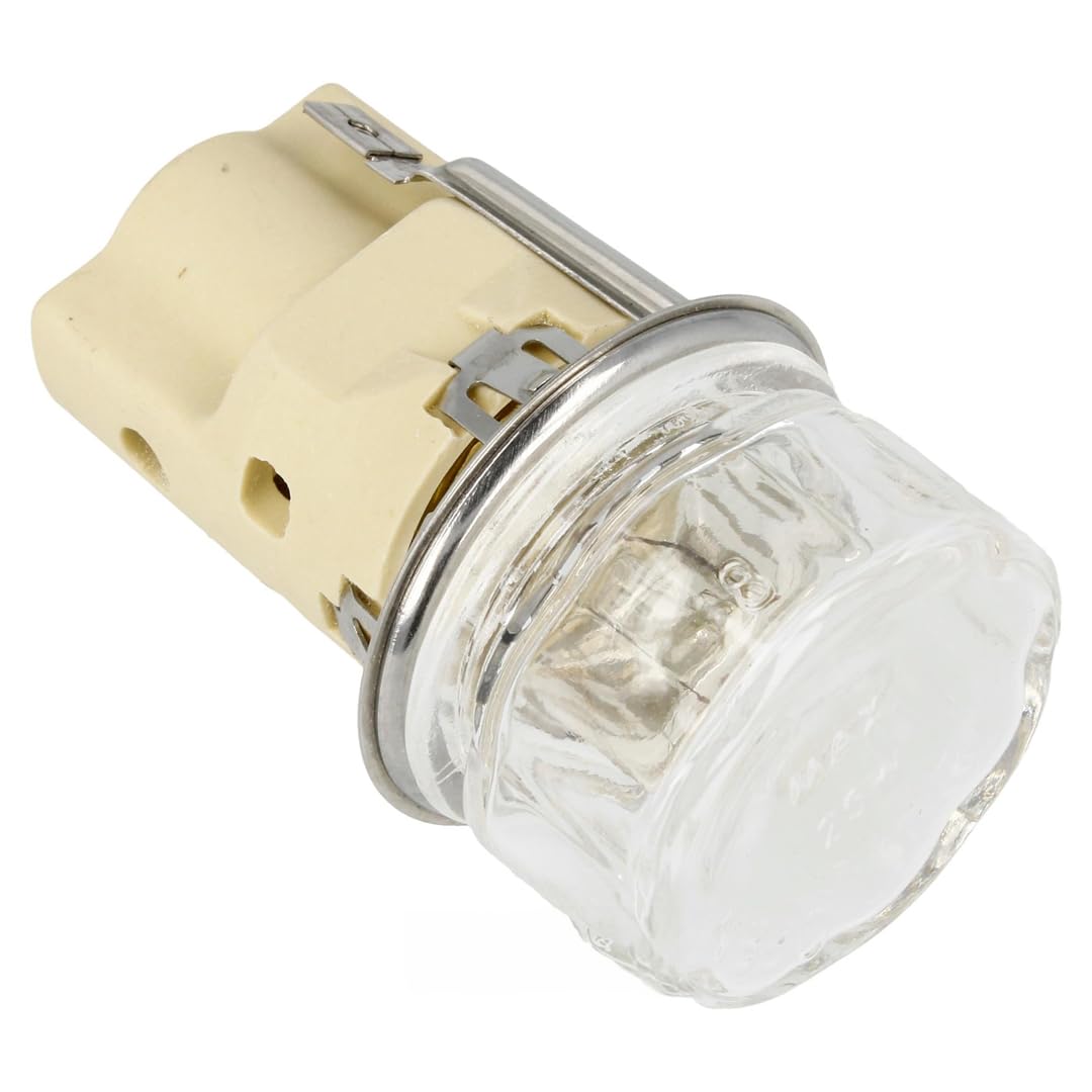 Aspares White Oven Cooker Lamp Light Bulb & Glass Lens Compatible With Beko 265900025