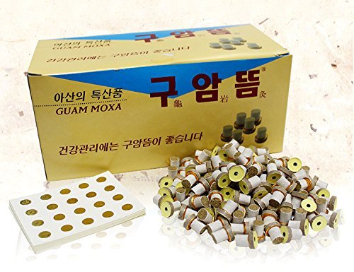 Moxibustion Mini Moxa Stick-on Homeopathic x (1100pcs / Box)