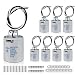 E26 Socket,Ceramic Standard Medimun Screw Socket E26 E27 Bulb Lamp Holder,E26 Light Socket with Wire Lead for Halogen Incandescent LED Light Bulb (8-Pack)