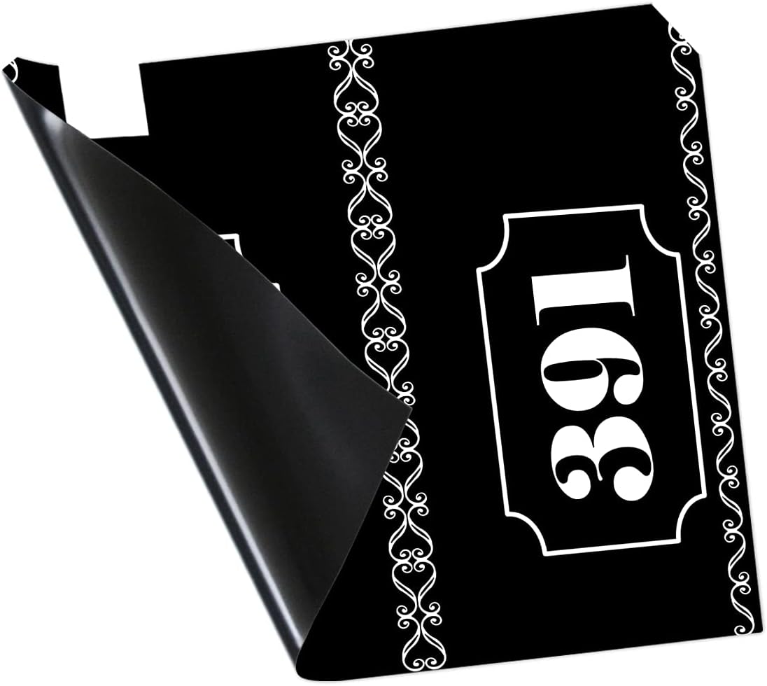 VWAQ Personalized Mailbox Magnetic Cover Mailbox Home Decor - PMBM14 (20.5" H X 18.25" W, White) image 4