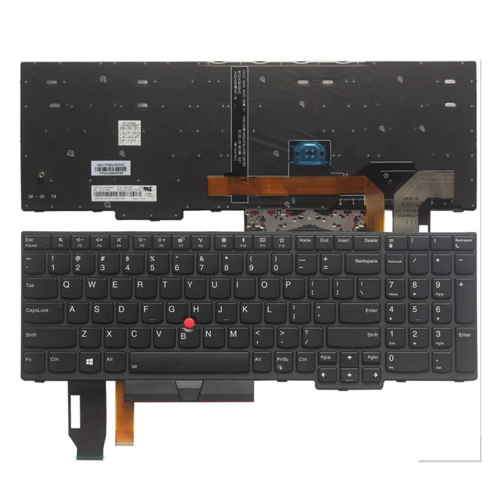 Tastiera Lenovo ThinkPad L580 L590 P52 P53 P72 US Retroilluminata 01YP600