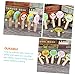 Hemoton 5pcs Cartoon Animal Pattern Rattle Toy for Hand Rattles for Early Development Sturdy Frog Mouse Pig Panda and Cat Characters