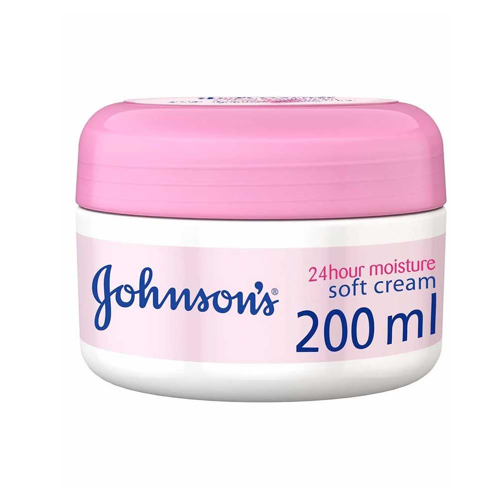 Johnson & Johnson Face Body Cream Jar 200ml Package design may vary