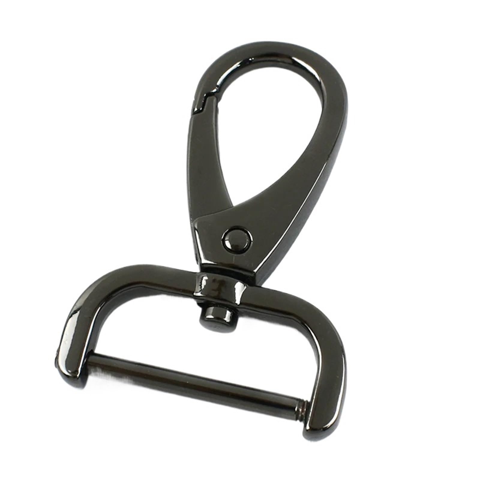 Cigpklo Gunblack Swivel Snap Hooks 5Pcs 13-38Mm Metal Buckles Detachable Swivel Lobster Clasp For Keychain Bag Strap Carabiner Dog Collar Removable(,13Mm)