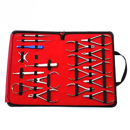 DDP 18 Pcs Basic Orthodontics Dental Instruments Set Composite Kit Premium DN-2123