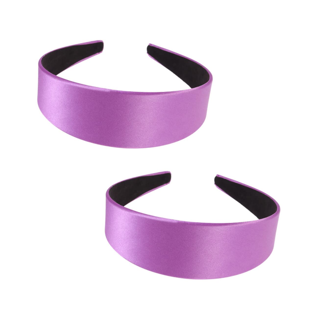 MAGICLULU 6 Piezas diadema de color sólido turbante de raso coleteros scrunchies tiara aros para el cabello diadema elegante europeo y americano Accesorios para el cabello sombrerería Perder
