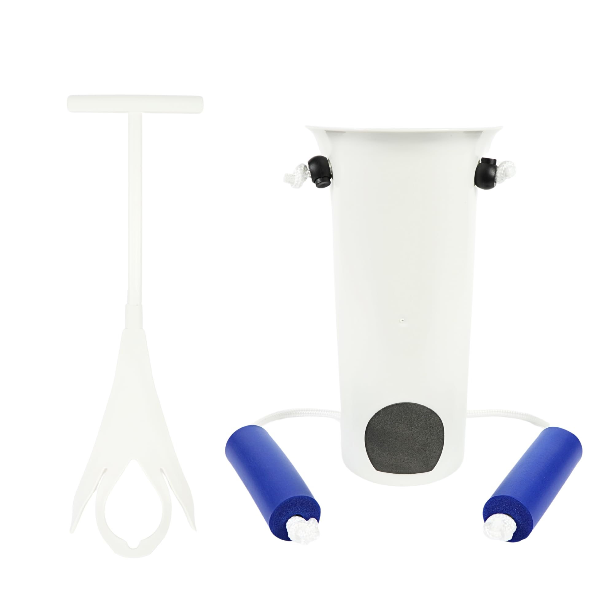 Molded Sock Aid Donner Kit - Sock Remover and Donner Kit - Foam Grip Handles - 31" Adjustable Cords - Sock Helper Stocking Slider - Elderly, Senior, Pregnant Diabetics