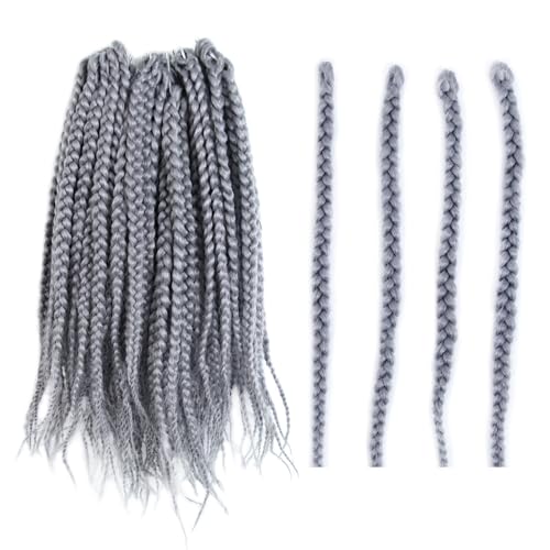 BOHOBABE Box Braids Crochet Hair 10 Inch 8 Packs...