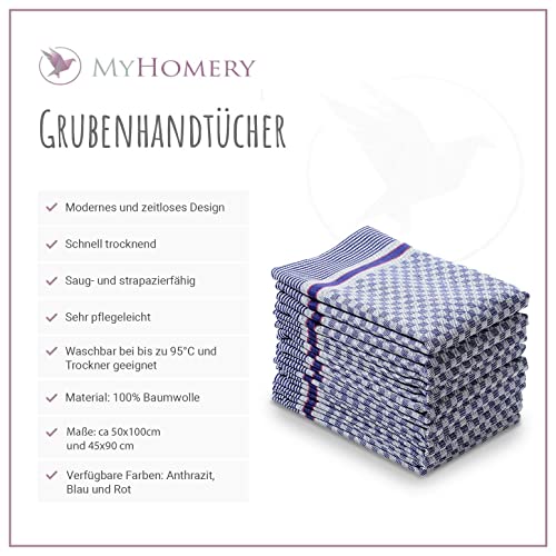 MyHomery Set di 10 strofinacci - 100% cotone - per...