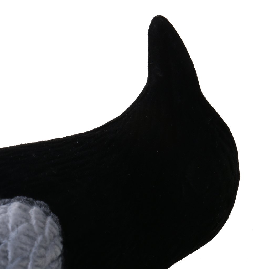 MagiDeal Piena Floccato Vocazione Realistica Tiro Gazza Decoy Caccia Esca Decoying Bianco Nero Plastica Robusto Accessorio Sport
