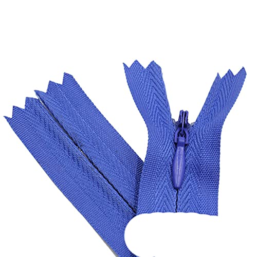Estrattore Ziper, fissatore di cerniere, Sliders Zipper,Sewing Zips,Ended Zip Fasteners,10 pieces 3# Invisible Zippers Nylon Coil Tailor Zipper for sewing fabric accessories(K,45 cm)