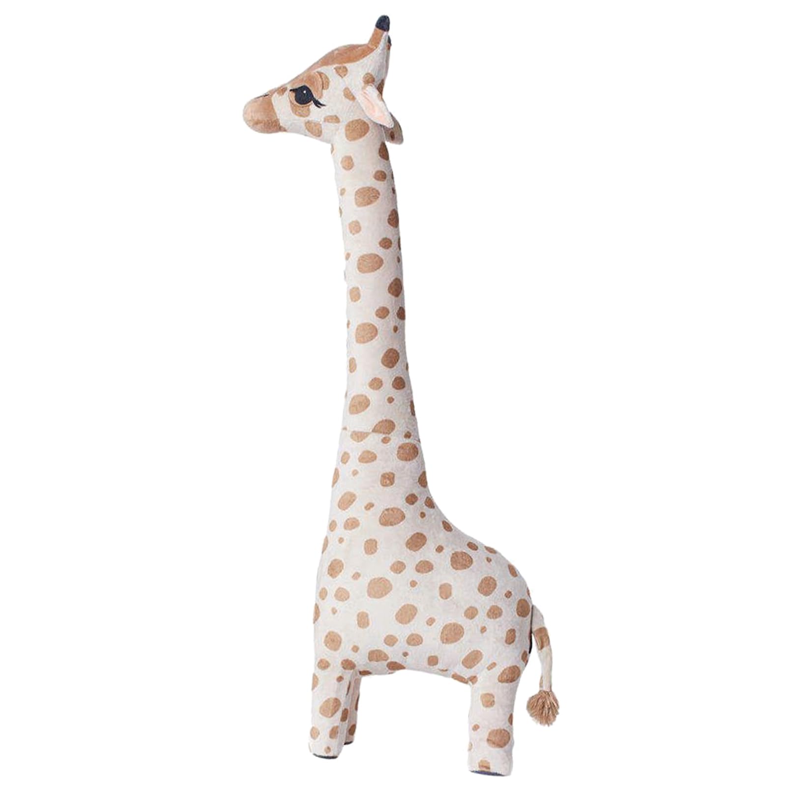 Jirafa de Peluche de Jirafa de Peluche de Juguete Muñeca Súper Suave de Algodón PP Estable Linda Almohada para Dormir para Niños Decoración del Hogar y Compañero de (100cm)