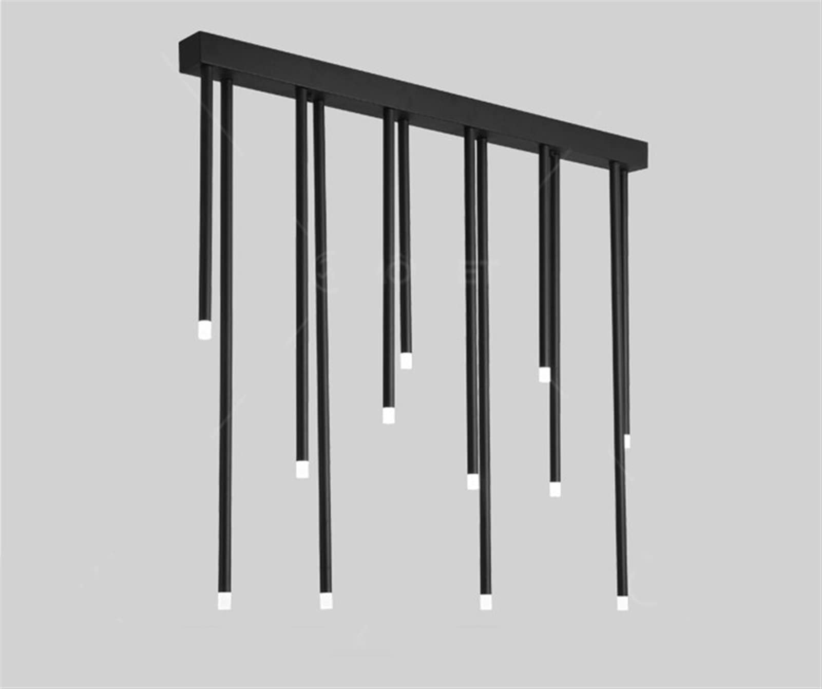 Éclairage LED Moderne en Fer Art Finition Haut de Gamme Noir Or
