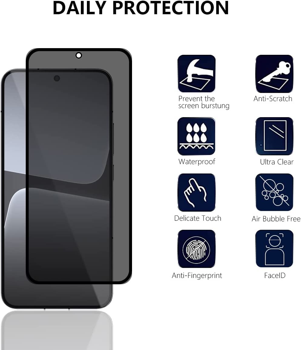 Pellicola salvaschermo Anti-spia in vetro temperato curvo 3D per Samsung galaxy S23 Ultra 5G 6.8 + protezione dell'obiettivo della fotocamera  202192403