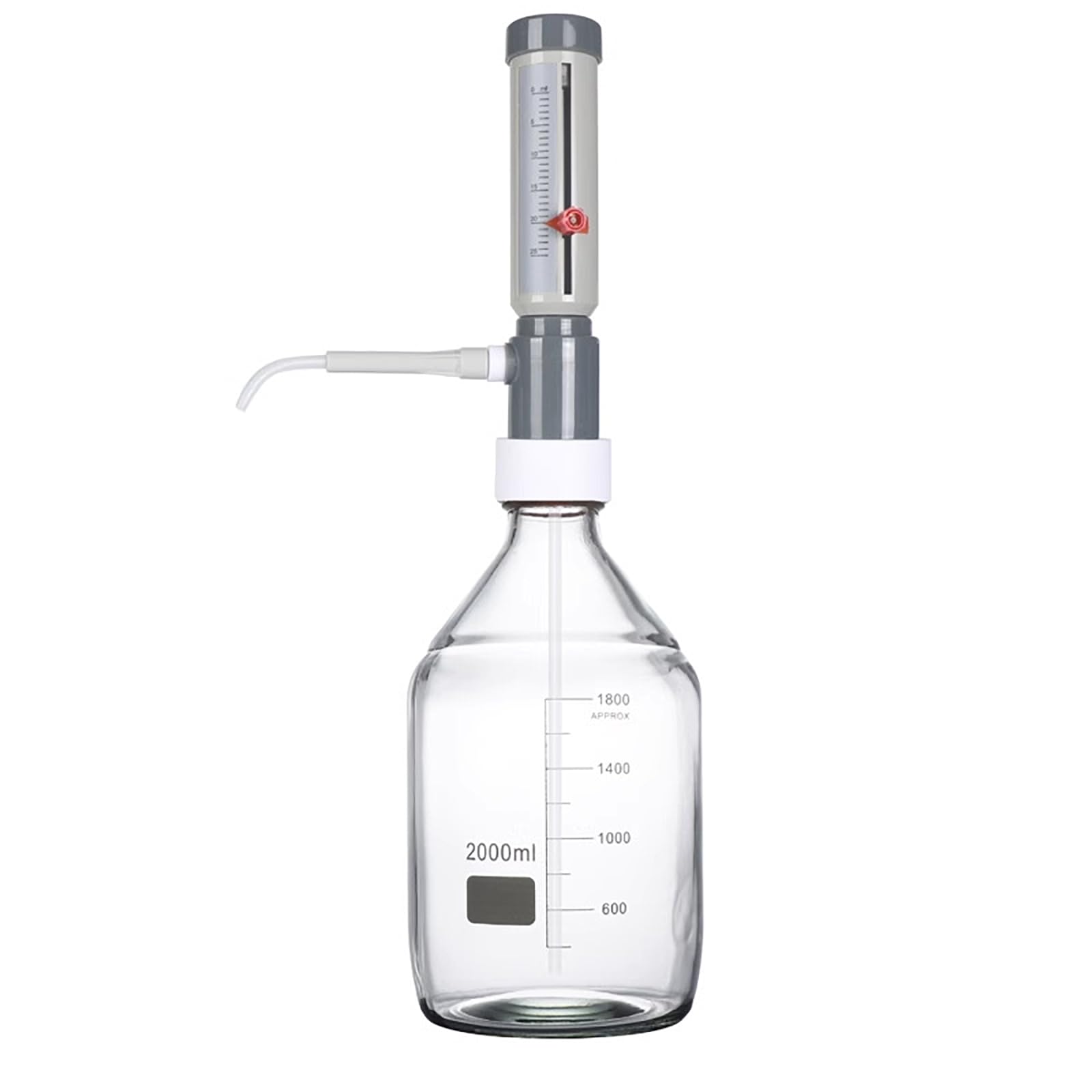 25-ml-Spender mit verstellbarer Kapazitätsskala für einfache und genaue Dosierung, kein Tropfen, verbesserte Effizienz, sicheres Pipettieren, ideal für Reagenzien auf Säurebasis