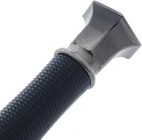 Vista 6 de Daga medieval estilo espada plateada. para colección, regalo, cosplay en feria renacentista (negro-807)