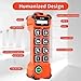 Double 2 Speed 8 Channel Button Industrial Wireless Crane Radio Remote Control for Overhead Bridge Travelling Gantry Crane with Electric Chain Hoist Transmitter and 24V 110V 220V Receiver