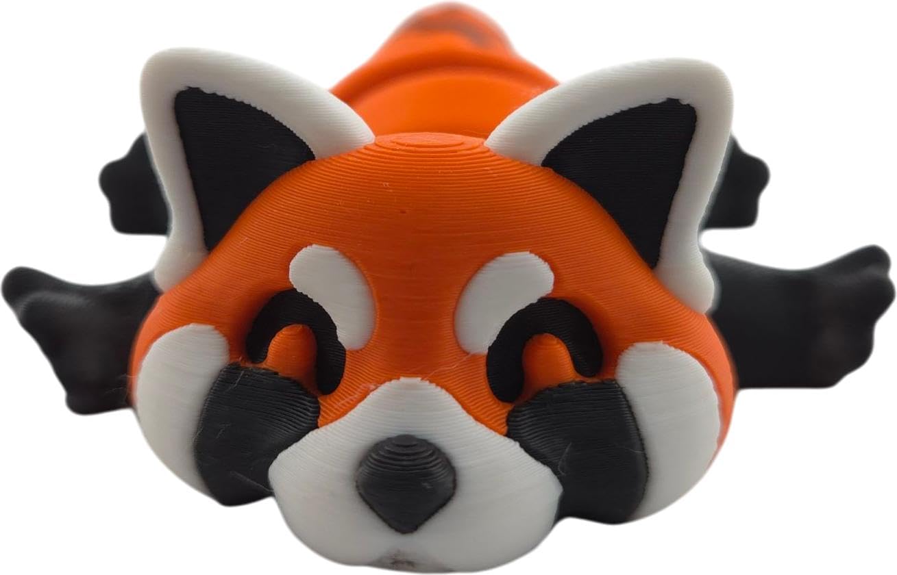 Amazon.com: Articulated Red Panda - 3D Printed Flexible Fidget Toy