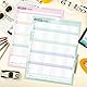 Familienplaner 2025 2026 - Kalender 2025 2026 Familienplaner 7 Spalten, Familienkalender 2025 2026 von Juli 2025 bis Dezember 2026, 33 x 44 cm, Farbe