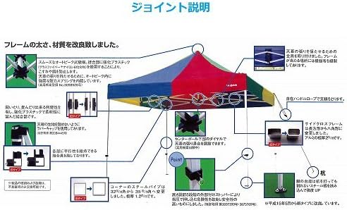 JOYFUL SHELTER Mr Quick クイックテント T-33 【フレーム 支柱