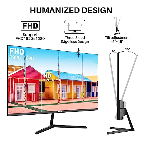 Caixun 24 Zoll Monitor 100Hz IPS Monitor, USB Type-C DP Monitor PC Bildschirm mit integrierter Lautsprecher Ultra-Thin-Bildschirm, HDMI Anschlüsse (Type-C und DP-Kabel enthalten) CM24X3 – Bild 8