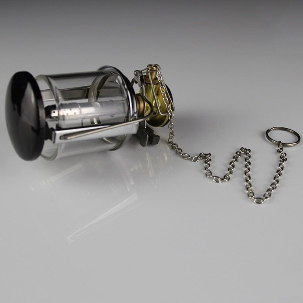 Lampe à Gaz De Camping Mini - 80 LUX, 11x6x6 Cm, 220g | Pour Tente, Pique-nique, Randonnée, Résistance Au Vent