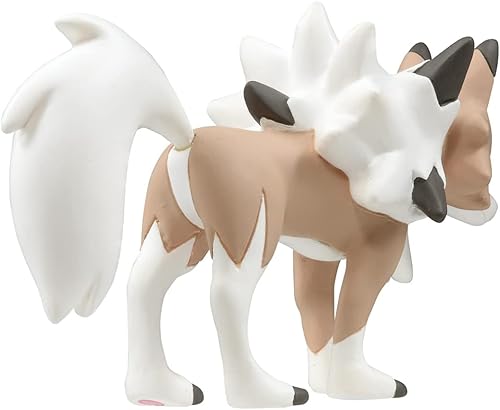 Miniatura 2 de TAKARA TOMY Pokemon (1.6 in Longitud 2.8 in) Lycanroc (forma de día) Moncolle Monster Collection MS-23