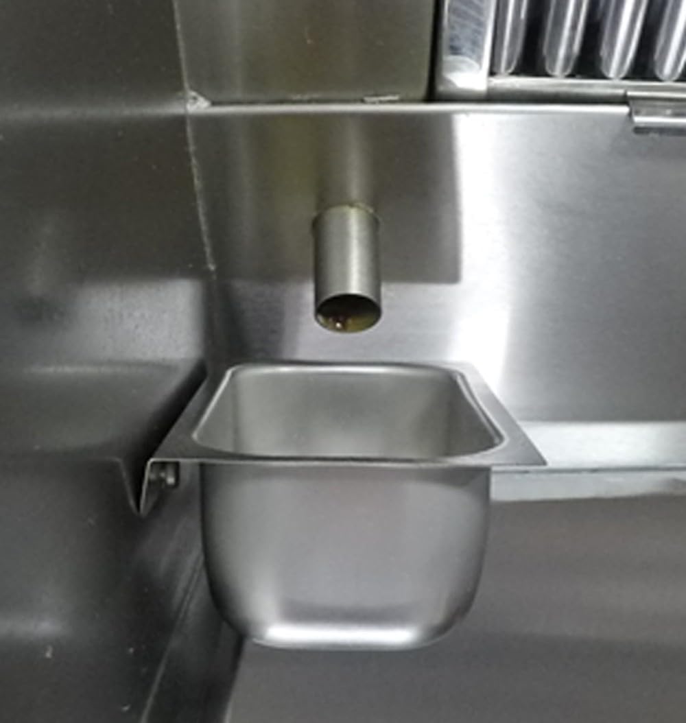 Portavasos de Grasa para Campanas de toldo de Cocina Comercial, recogedores de Grasa de 4 Pulgadas de Profundidad para restaurantes (2)