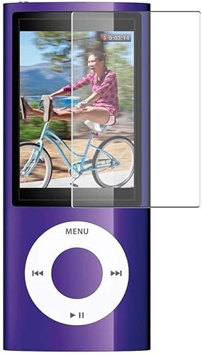 Paquete de 4 protectores de pantalla, compatible con Apple iPod nano 5 nano5 5th TPU Guard (no protectores de vidrio templado)