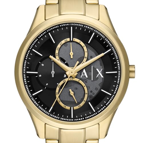 Image of A|X Armani Exchange Men's Multifunction Analog Watch, Necklace Gift Set Stainless Steel Watches for Men
