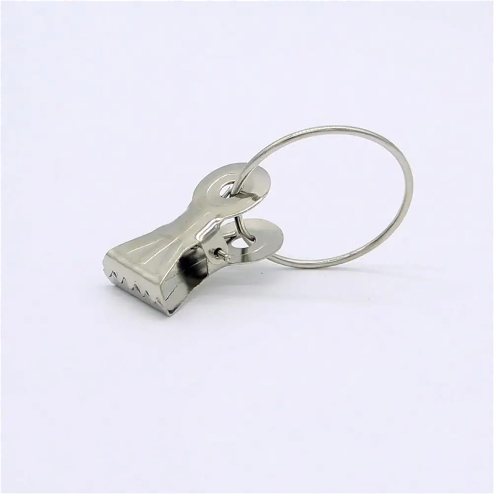 Vorhangringe, Vorhangringe mit Clips, 100 Stück, Edelstahl, robust, rostfrei, Gardinenaufhänger for Schlafzimmer, Badezimmer, Dekor