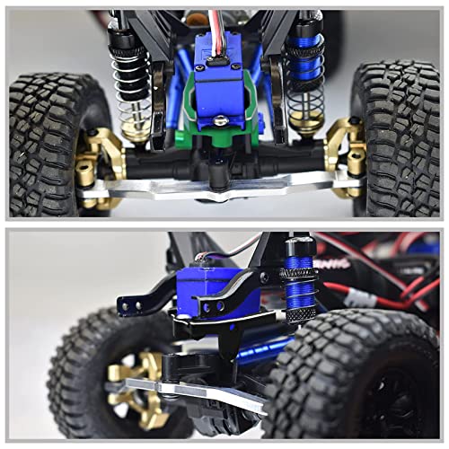 Woaeiuos Rc Servo Mount Metal Steering Servo Mount Bracket For 1/18 Traxxas Trx4M Rc Crawler Upgrades Parts (Green) #TOP3