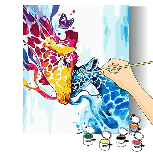TISHIRON Paint by Numbers for Adults and Kids, Paint by ...