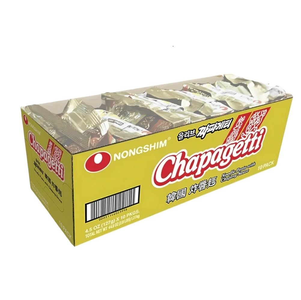 Nongshim Chapagetti Chajang Noodle, 4.5 Ounce (Pack of 10)
