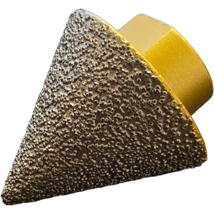 GETAR Frez Diamentowy Stożkowy 2-38mm | Pogłębiacz na Szlifierkę M14 | do Fazowania i Powiększania Otworów w Gresie, Płytkach, Granicie | CSH04000238-GT