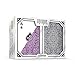 Copag Unique Luxury Design 100% Plastic Playing Cards, Poker Size Regular Index Purple/Grey Double Deck Set