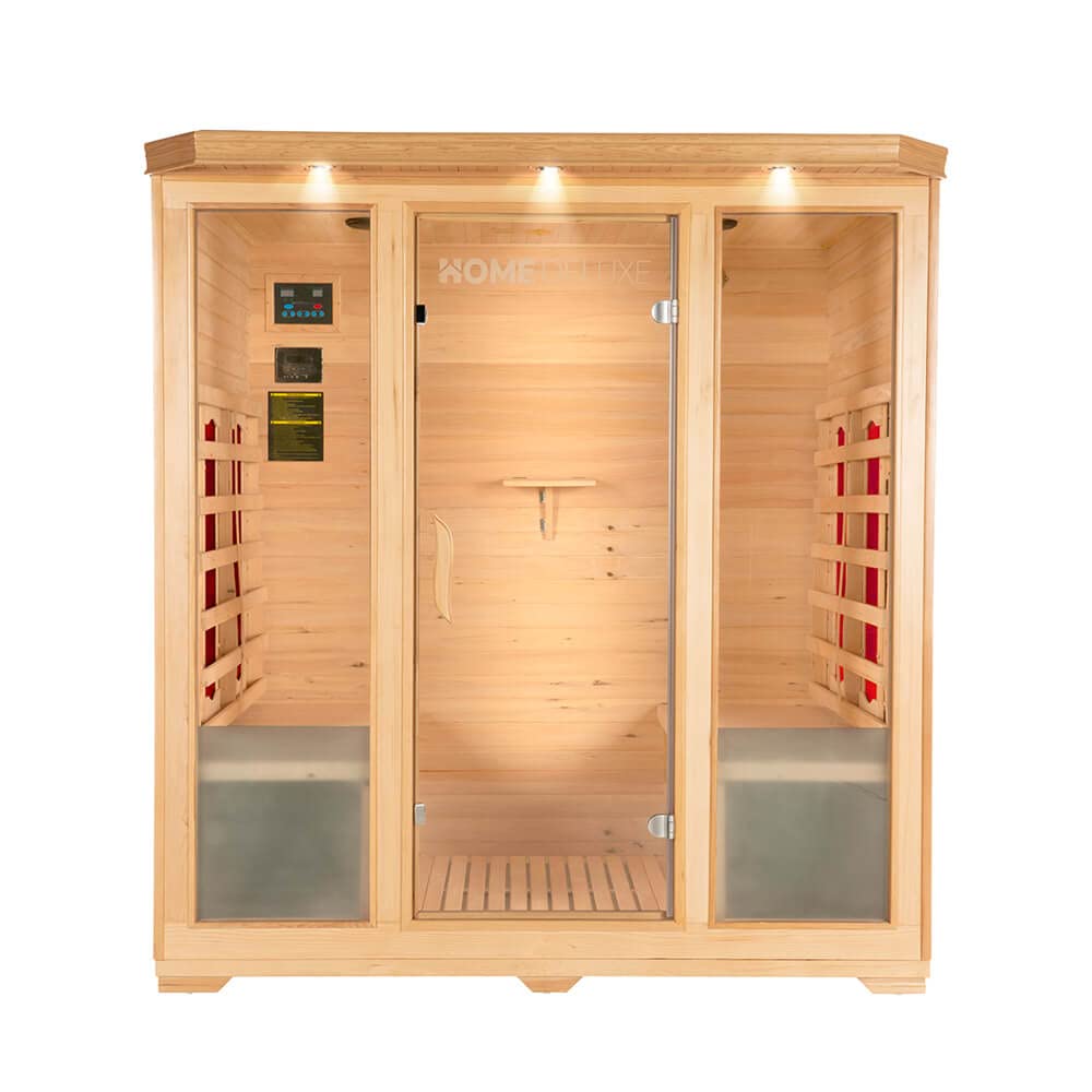 Home Deluxe Bali-XL - Sauna a infrarossi, incl. diversi extra e accessori