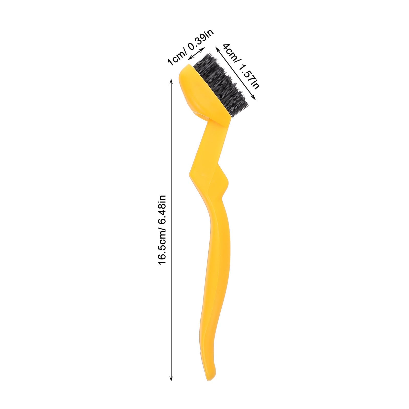 Cepillo de Limpieza de Cocina para Grietas, 30 Piezas, cerdas de Nailon Resistentes al Desgaste, Mango ergonómico Amarillo, para Estufa, tuberías y Esquinas, Limpieza de Huecos