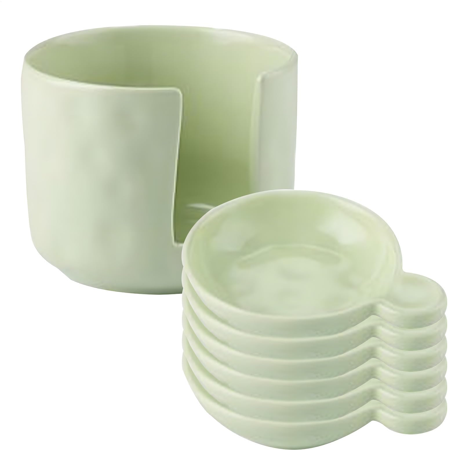 Set di salsa per immersione, Mini supporto per ketchup, Server per condimenti, Piatto per barbecue, Vassoio da portata di frutta, Cucina T nizer, Piccolo piatto Sto