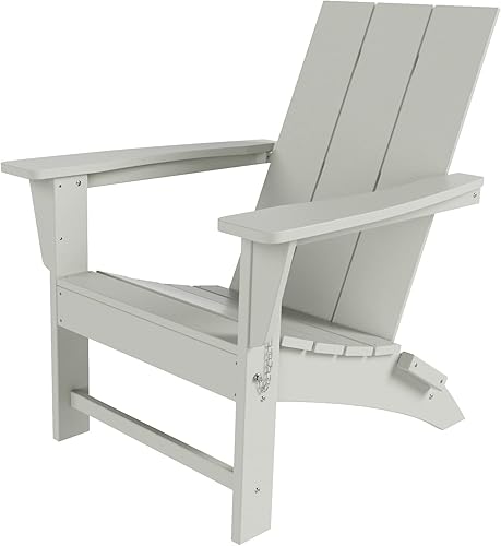 Miniatura 7 de WO Home Furniture - Silla Adirondack plegable de polietileno de alta densidad para todo tipo de clima, resistente a los rayos UV y a la