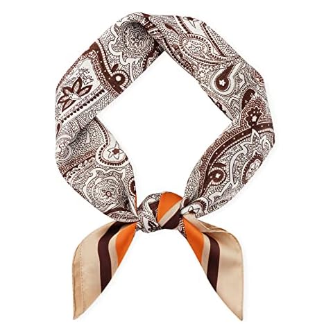 GERINLY Silk Neck Scarf Cover
