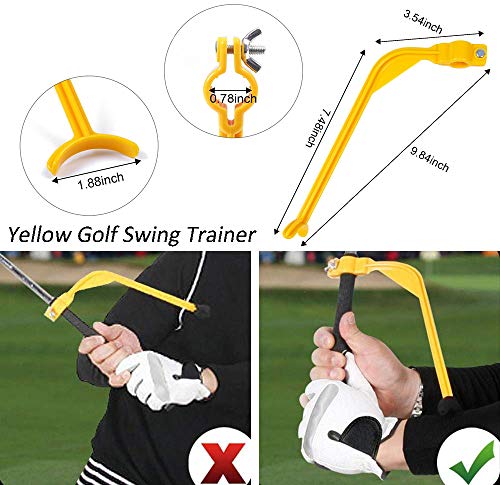 image for Amy Sport Golf Swing Training Aid Arm Band Trainer Impact Ball Inflato