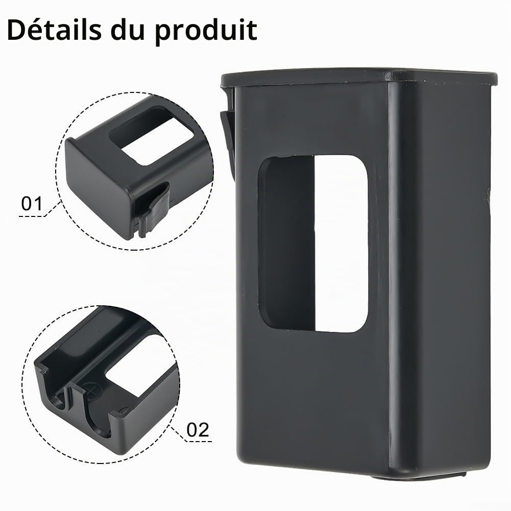 Rangement pour Compartment Pile 9 Volts Guitare Active Basse, Boîtier de batterie 9 V convivial pour micros de guitare acoustique LC5 Pièces de rechange, Compartiment Batterie Cas 49.5mm x 29mm x 17mm