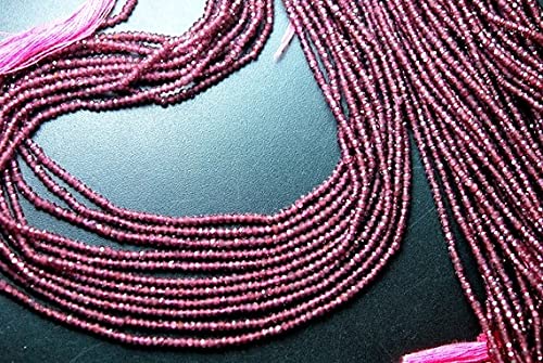 Rhodolite grenat naturel taillé en rondelles facettées de 2.40mm