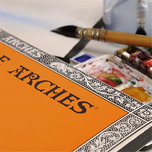 Arches Bloco de Papel Para Aquarela TT 300g/m² 14, 8X21cm