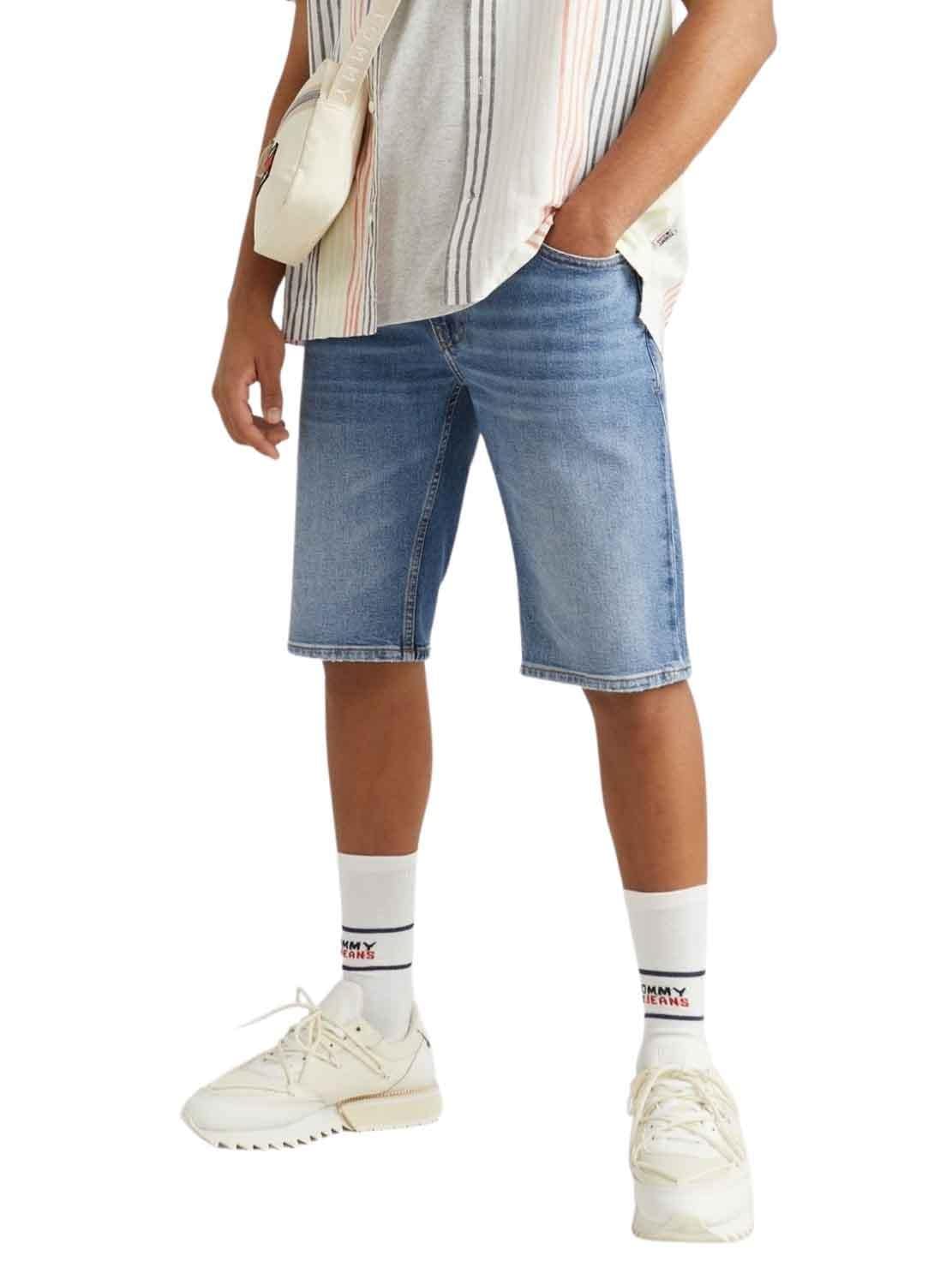 Tommy Hilfiger Pantalones cortos Bermudas dm0dm16145 1a5 Denim Medium