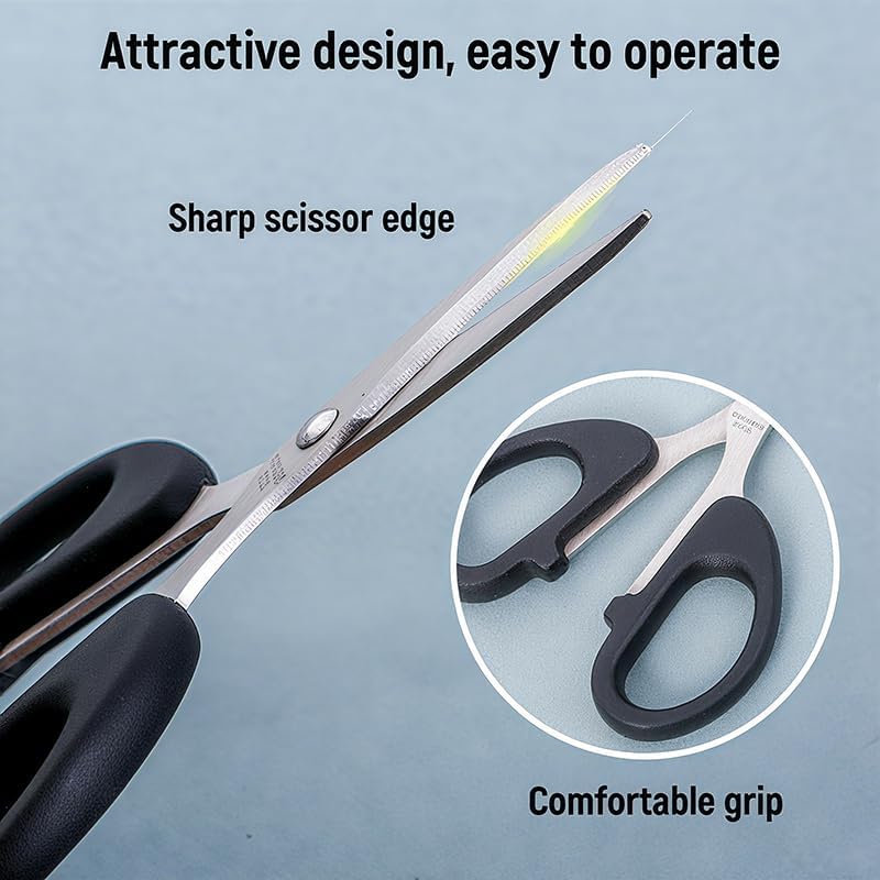 1PCS black-L,Multi-purpose handicrafts, multi-purpose, sharp scissors, for home, office and student supplies